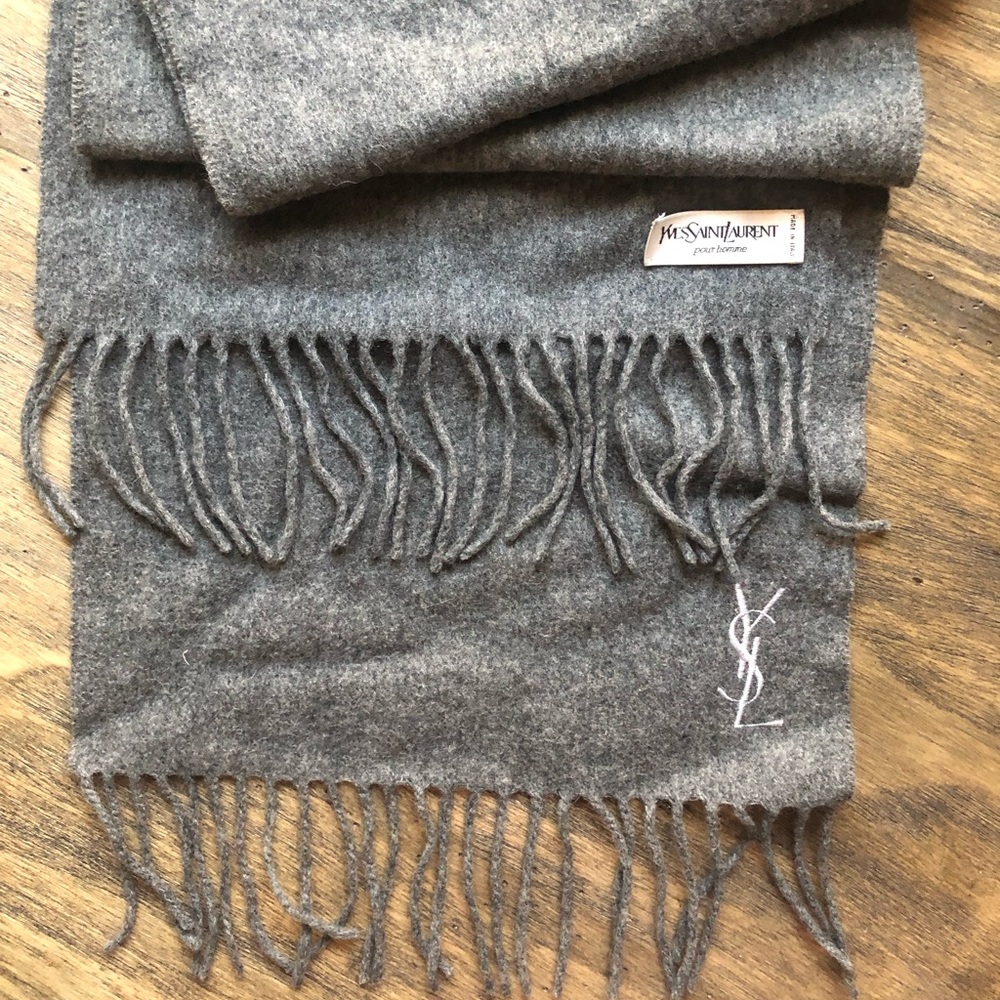 YSL wool scarf